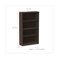 Alera Valencia Series Bookcase, Four-Shelf, 31 3/4w X 14d X 55h, Espresso (ALEVA635632ES)