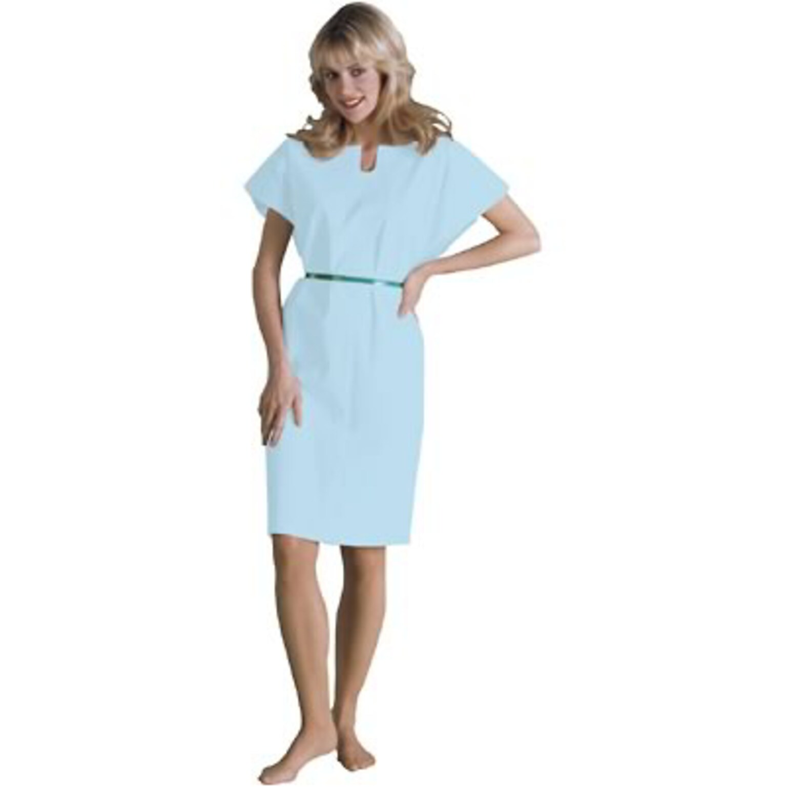 Tidi® Adult Disposable Gowns; Poly-Tissue, Blue