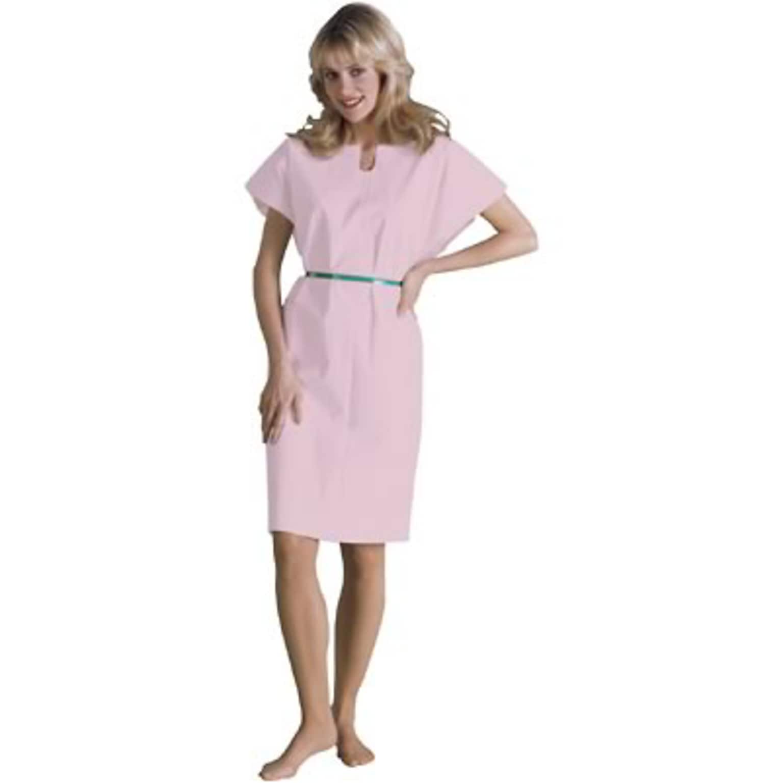 TIDI® Adult Disposable Gowns; Poly-Tissue, Mauve