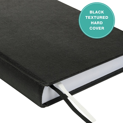 2027 Excello Brands 7.3" x 8.5" Daily Standard Planner, Paperboard Cover, Black (CD68-CY27-BK)