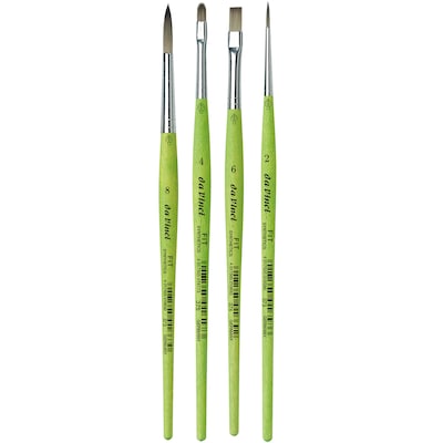 da Vinci Mixed Media Synthetic Variety Brush, 4/Set (EDRMIXMEDIAKIT1)