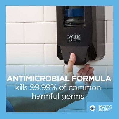 Pacific Blue Ultra Gentle Foaming Hand Soap Refill by GP PRO, 1200 mL, 4/Pack (43818)