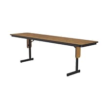 Correll Training Room Table, 96x24, Medium Oak (SP2496TF-06)