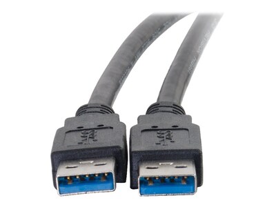 C2G 3.3' USB A Cable, Black (54170)