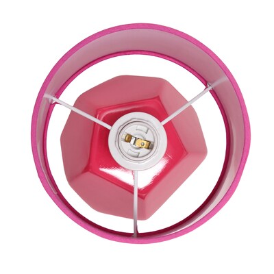Simple Designs 10.24" LED Table Lamp, Pink (LT2065-PNK)