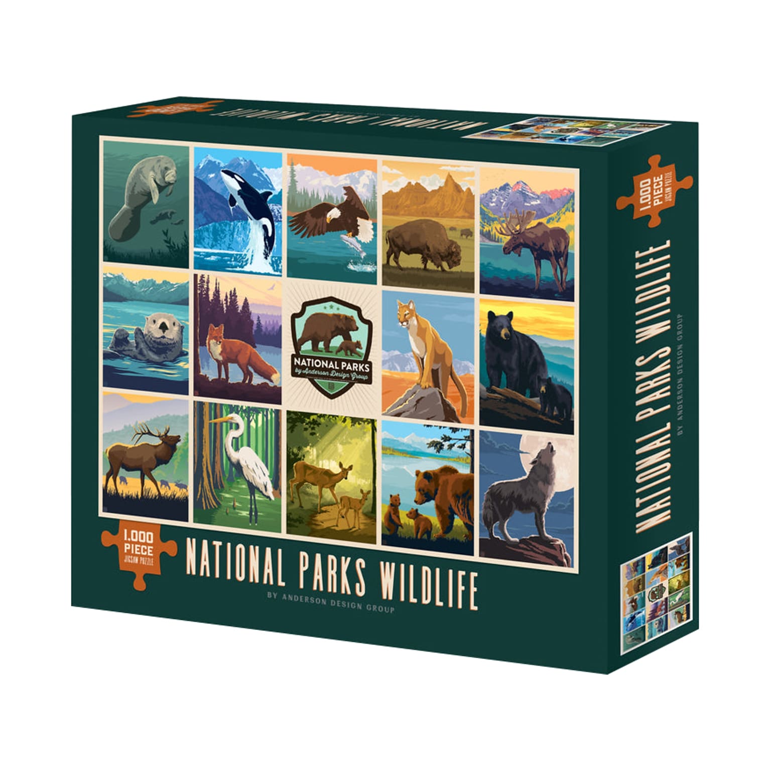 Willow Creek National Parks Wildlife 1000-Piece Jigsaw Puzzle (49151)