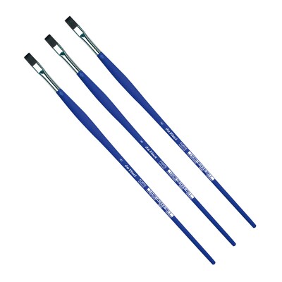 da Vinci FORTE-Acrylics Oil and Acrylic Synthetic Student Brush, 3 /Pack (DVXVA86408-3)