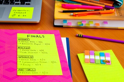Post-it Notes, 4" x 6", Poptimistic Collection, Lined, 100 Sheets/Pad, 3 Pads/Pack (660-3AN)