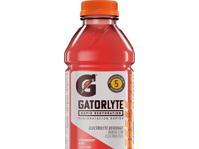 Gatorade Gatorlyte Kiwi Strawberry Sports Drink, 20 fl. oz., 12 Bottles/Carton (4791)