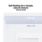 Staples Reveal-N-Seal Security Tinted #10 Business Envelopes, 4 1/8" x 9 1/2", White, 500/Box (SPL1775862)