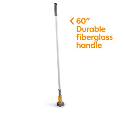 Coastwide Professional™ 60" Clamp Style Fiberglass Wet Mop Handle, Plastic Head (CW61062-CC)