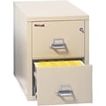 FireKing® 2-Drawer Insulated File Cabinets, Legal, Parchment, 31D  (22131CPA)