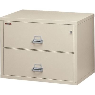 Fireking 2 Drawer Insulated Lateral Files Parchment 31 W
