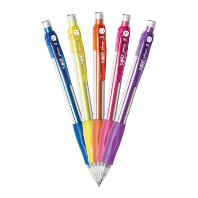 BIC Velocity Mechanical Pencil, 0.7mm, #2 Hard Lead, 5/Pack (MV7P51-BLK)