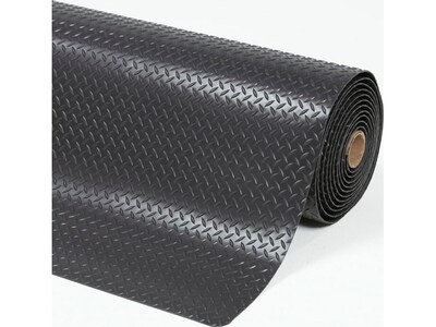 Notrax Cushion Trax Anti-Fatigue Mat, 36" x 24", Black (479S0023BL)