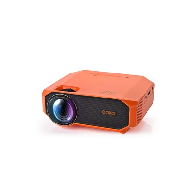 AAXA HP4 Halloween Wireless Portable LCD Home Theater Projector, Orange (HP-400-00)