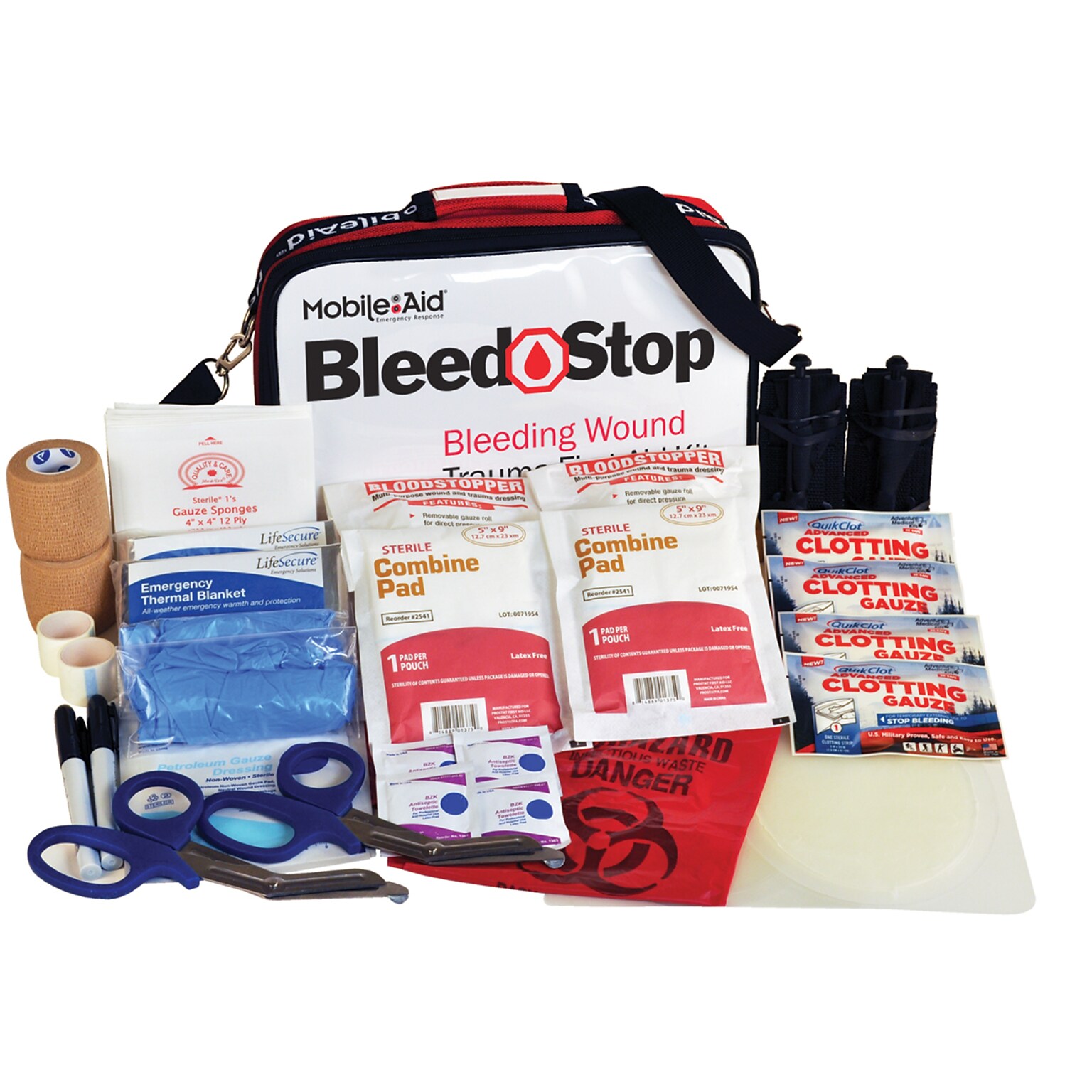 MobileAid BleedStop Double 300 Bleeding Control & Gunshot 2-Person Bleeding Control Kit (32724)