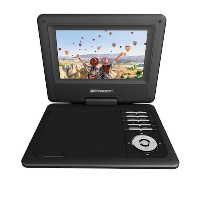 Emerson EPD-7001A Portable 7 DVD Player with Built-In Speaker, Rechargeable Battery, and 180° Swivel Screen