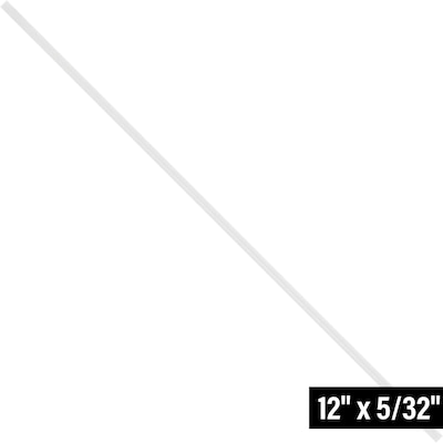 12 Paper Twist Ties, White 2000/Carton (PBT12W)
