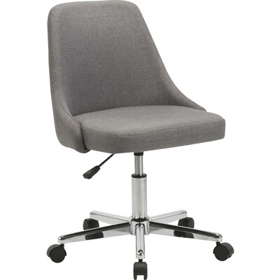 Lorell Resimercial Fabric Swivel Task Chair, Gray (LLR68571)