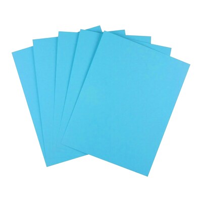 Staples Brights Multipurpose Colored Paper, 20 lbs., 8.5 x 11, Blue, 500/Ream (25202)