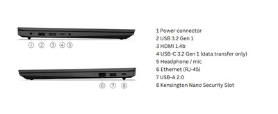 Lenovo V15 G4 15.6" Laptop, Intel Core i5-1335U, 16GB Memory, 1TB SSD, Windows 11 Pro (83A100ECUS)