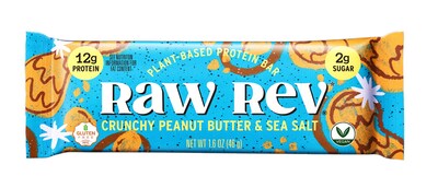 Raw Rev Gluten Free Crunchy Peanut Butter & Sea Salt Protein Bar, 1.6 oz., 12 Bars/Box (RR-S-CRPB-1)