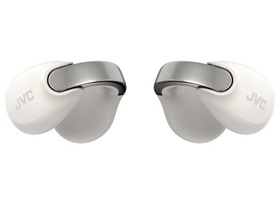 JVC Nearphones Wireless Open-Ear Earbuds, Bluetooth, White (HANP1TW)