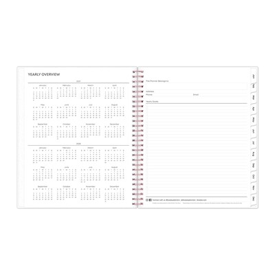 2027 Blue Sky Joselyn 8" x 10" Calendar Year Monthly Planner, Plastic Cover (110395-27)