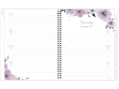 2024 Cambridge Mina 8.5 x 11 Weekly & Monthly Planner, Poly Cover, Multicolor (1134-905-24)