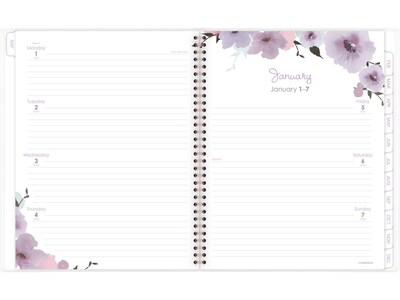 2024 Cambridge Mina 8.5" x 11" Weekly & Monthly Planner, Plastic Cover, Multicolor (1134-905-24)