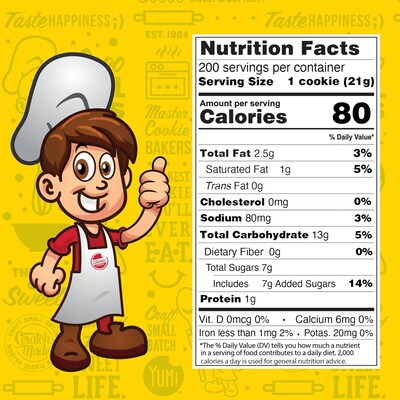 Classic Cookie Sugar Cookies, .75 oz., 54/Pack (220-02864)