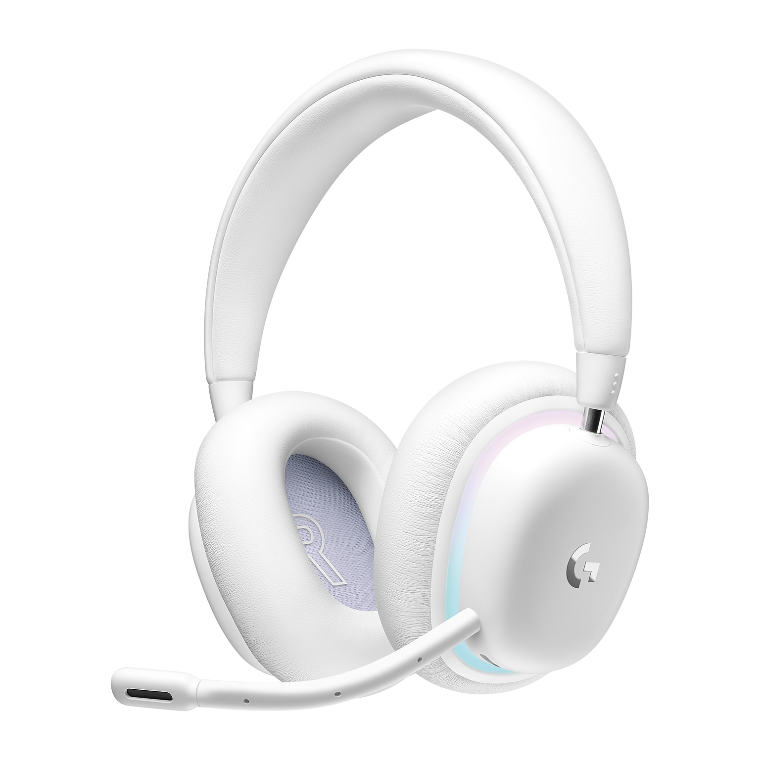 Logitech Aurora Wireless Gaming Over-Ear Headphones, Bluetooth, White Mist (981-001082)