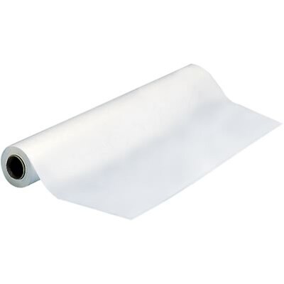 TIDI® Crepe Exam Table Paper Barriers, 21x125 Rolls, White, Poly-Backed, 12/Case