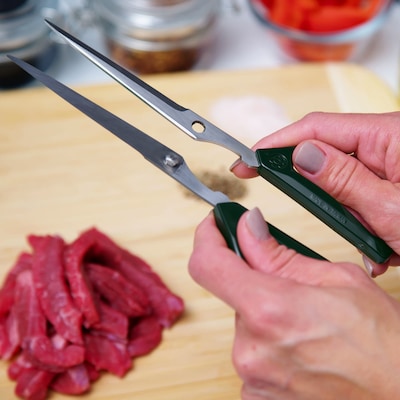 Joyce Chen Deluxe Unlimited 8 in. Kitchen Scissor, Dark Olive (J51-8001)