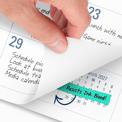 2027 AT-A-GLANCE Easy-to-Read 21.75" x 17" Monthly Desk Pad Calendar, White/Blue (SKLP24-32-27)