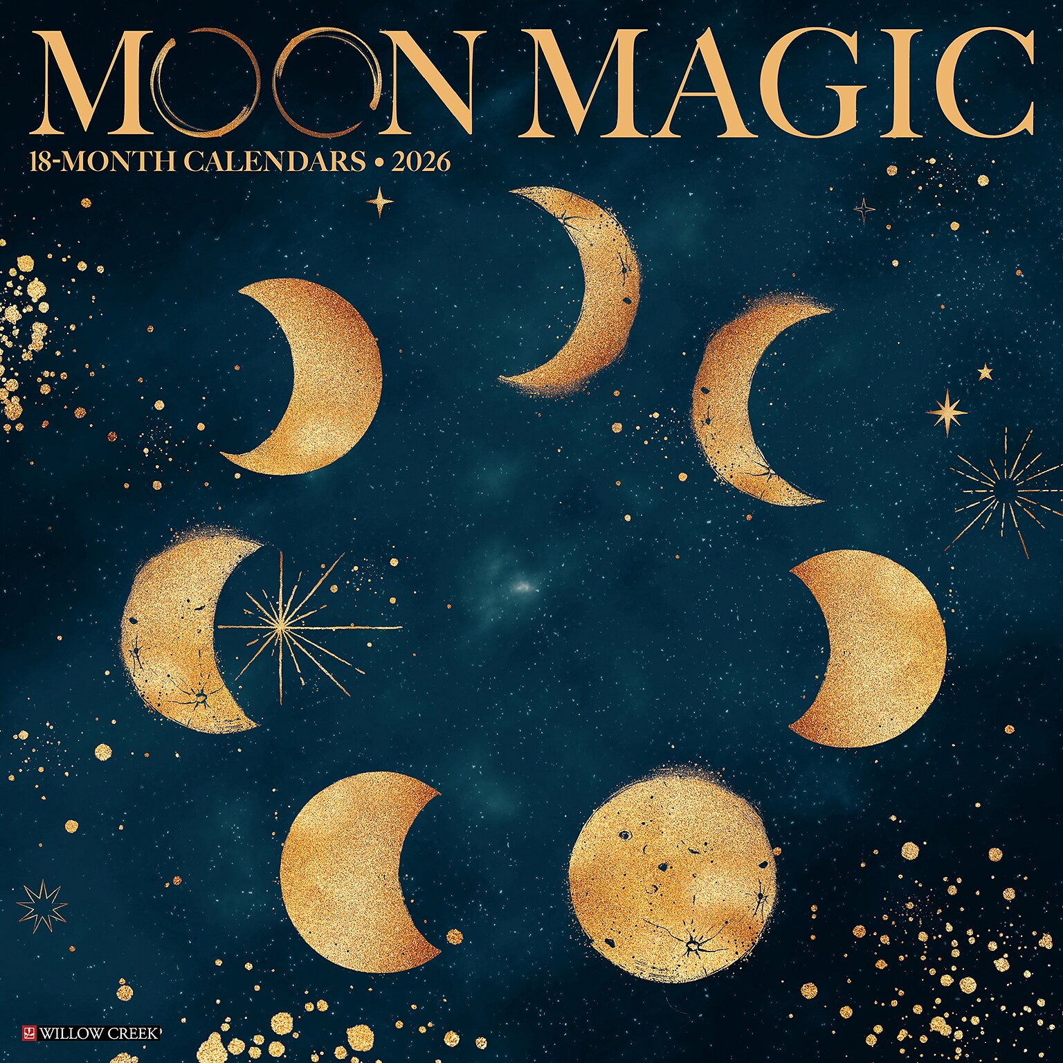2026 Willow Creek Moon Magic 12 x 12 Monthly Wall Calendar (52006)