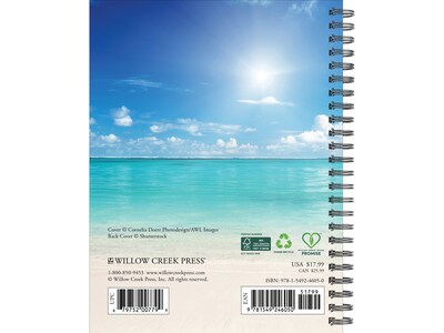 2025 Willow Creek Ah, the Beach! 6.5 x 8.5 Weekly Planner, Paper Cover, Multicolor (46050)