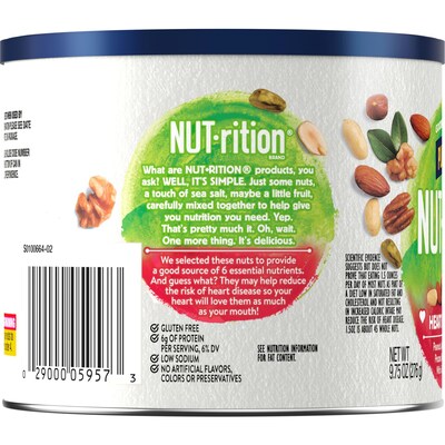 Planters NUT-rition Heart Healthy Mix Nuts, Variety, 9.75 Oz. (05957)