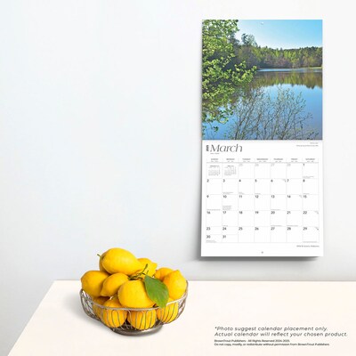 2025 BrownTrout Alabama Wild & Scenic 12" x 12" Monthly Square Wall Calendar (9781975474423)