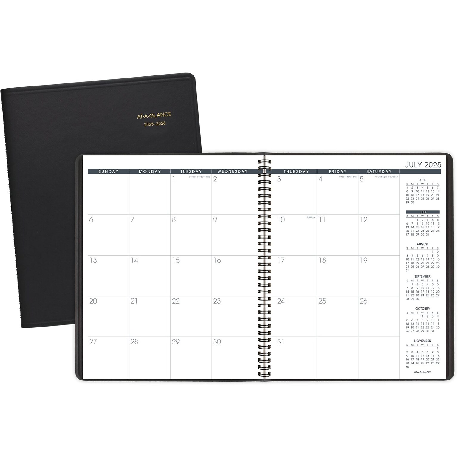 2025-2026 AT-A-GLANCE Simplified by Emily Ley 8.5 x 11 Academic Year Weekly & Monthly Planner, Plastic Cover, Multicolor