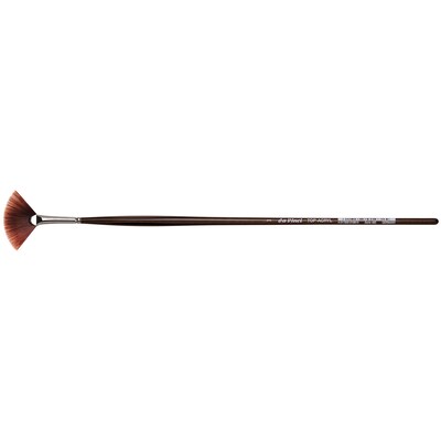 da Vinci TOP-ACRYL Oil and Acrylic Synthetic Red-Brown, Fan Brush (DVXVA4851)