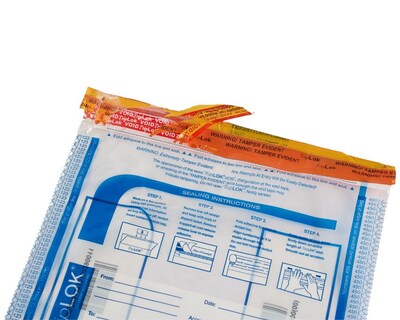 TripLok Series E Deposit Bags, Clear, 50/Pack (585048)