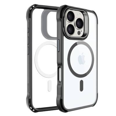 SaharaCase Venture MagSafe Phone Case for iPhone 16 Pro Max, Shock Absorbing, Scorpion Black (CP00689)