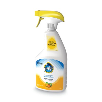 Pledge pH-Balanced Everyday Clean Multisurface Cleaner, Clean Citrus Scent, 25 oz. Trigger Spray Bot