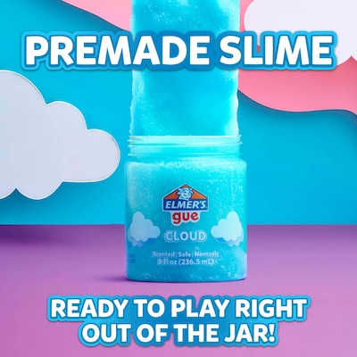 Elmer’s Gue Cloud Slime, 8 oz., Blue/Pink, 2/Pack (2223188)