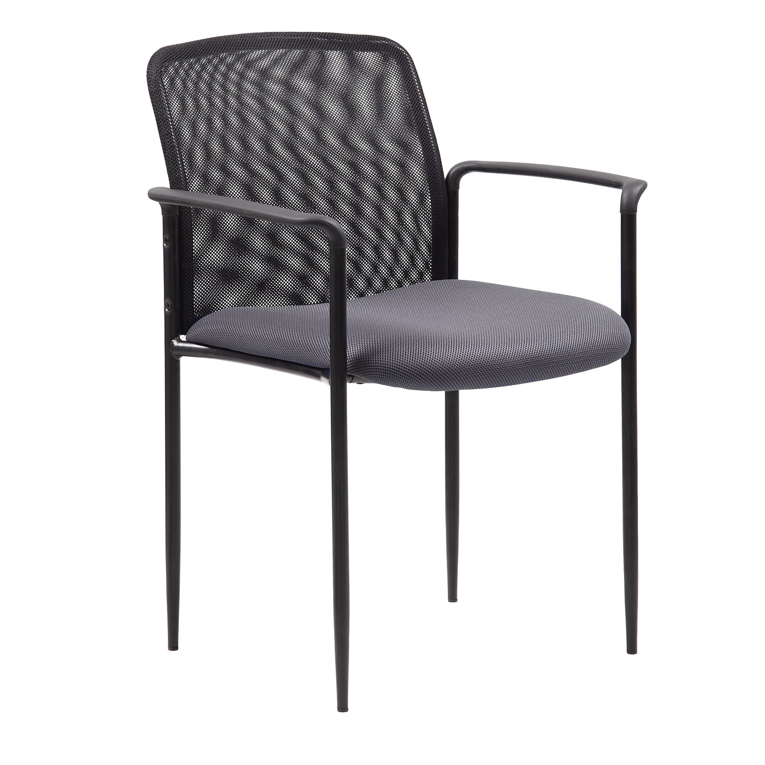 Boss Stackable Mesh Guest Chair - Grey