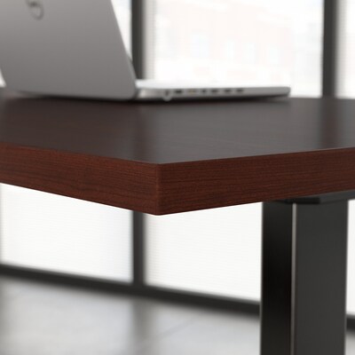 Bush Business Furniture Move 60 Series 27''-47'' Adjustable Standing Desk, Harvest Cherry (M6S4824CSBK)
