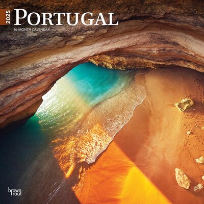 2025 BrownTrout Portugal 12 x 12 Monthly  Wall Calendar (9781975476205)