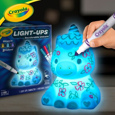Crayola Unicorn Light Ups, 4 Pieces/Pack (74-7633)